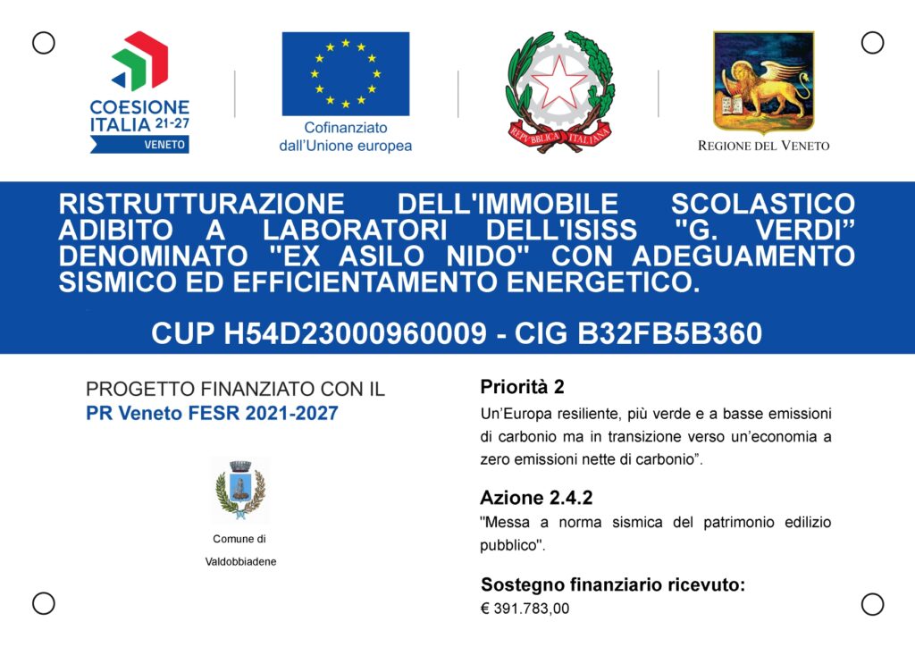 Ristrutturazione dell'immobile scolastico denominato "Ex asilo nido"